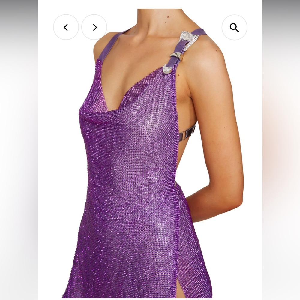 Annie’s Ibiza Poster Girl Adrianne dress in Amethyst - Picture 5 of 5